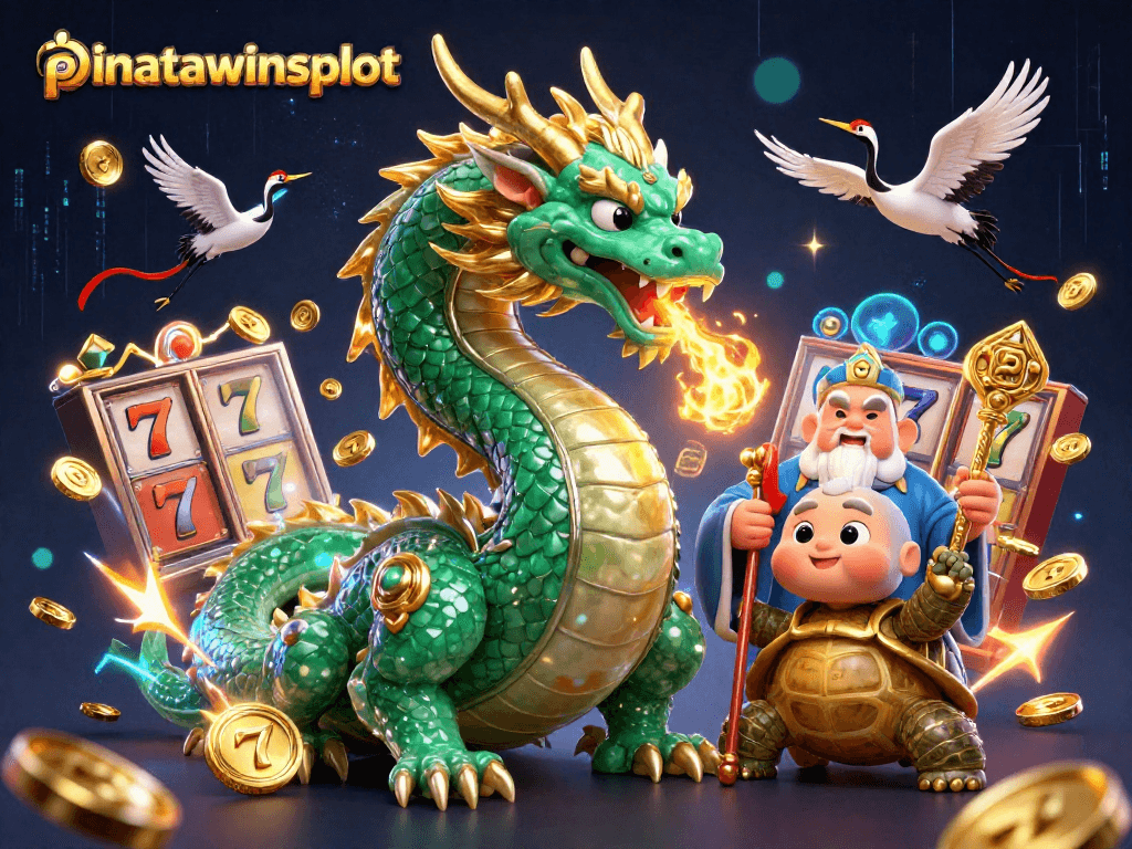 Experience the excitement of pinatawinsslot with victory symbols and vibrant dragon energy.