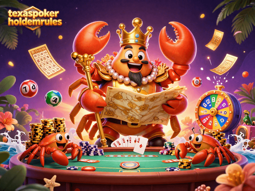 Experience thrill with texaspokerholdemrules in a vibrant poker showdown illustration.