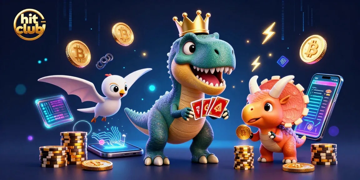 Engage in thrilling gameplay at hit club with unique characters shuffling cards and stacking chips.