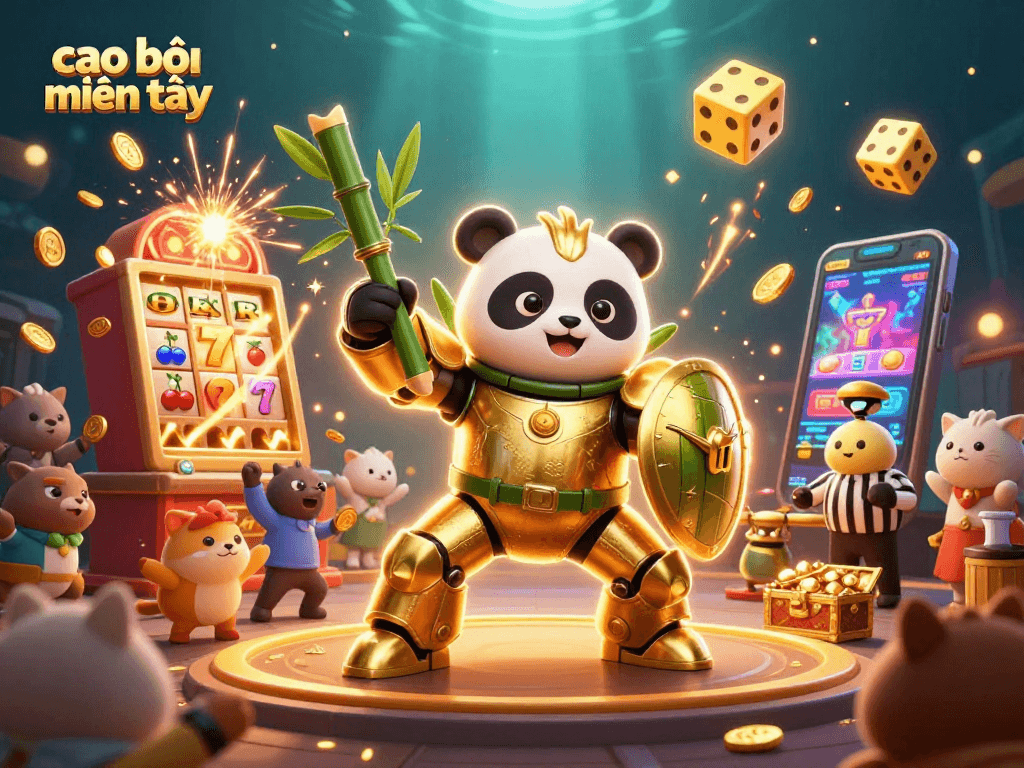 Experience the exhilarating world of cao bồi miền tây as a dynamic scene unfolds with thrilling casino elements and vibrant characters.