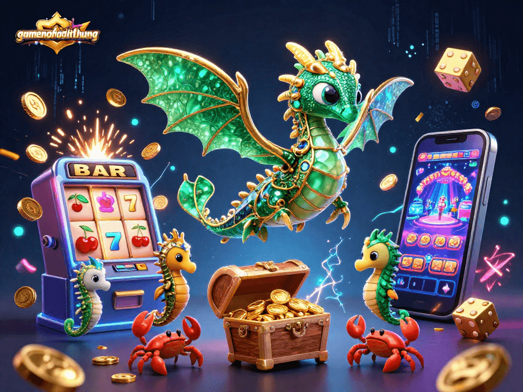 Experience thrilling jackpots with gamenohudoithuong, showcasing vibrant casino games and dazzling rewards.