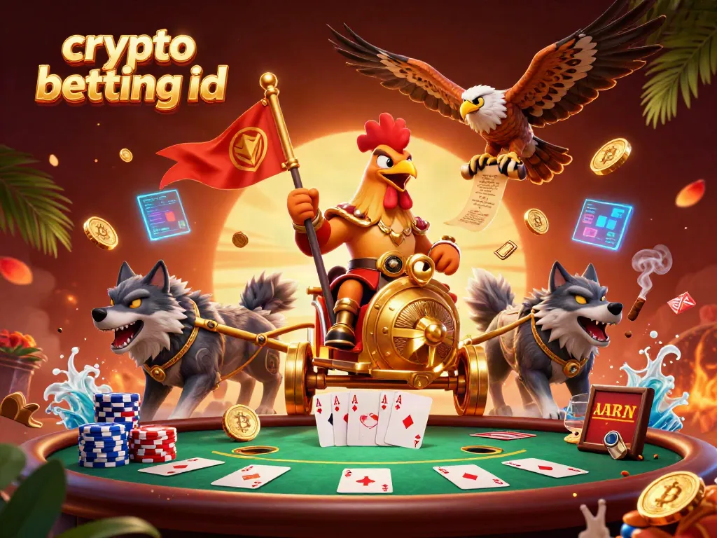 Engage in dynamic gameplay with crypto betting id featuring 3D characters in a vibrant casino scene.