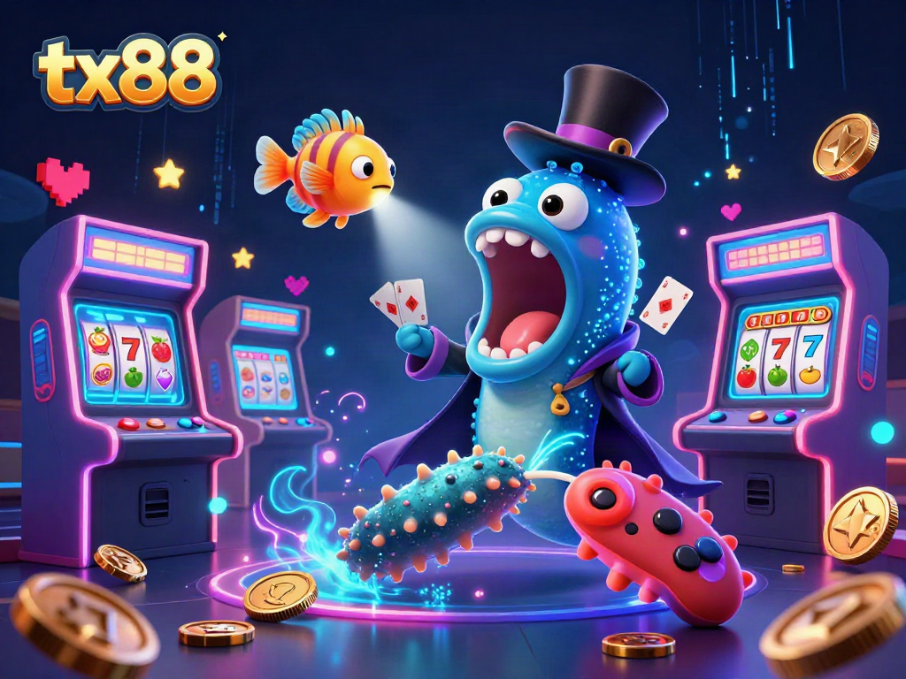 Experience the excitement of tx88 with a magical sea-themed gambling scene featuring vibrant game elements.