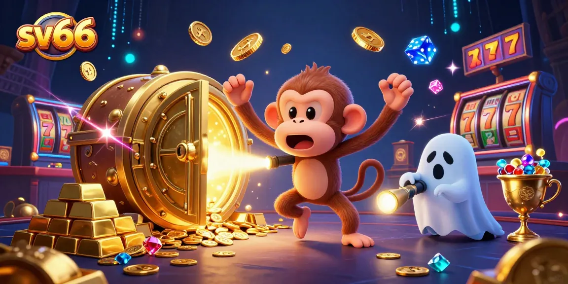 Experience gaming excitement with sv66 as a playful poltergeist and puppy chase golden treasures.
