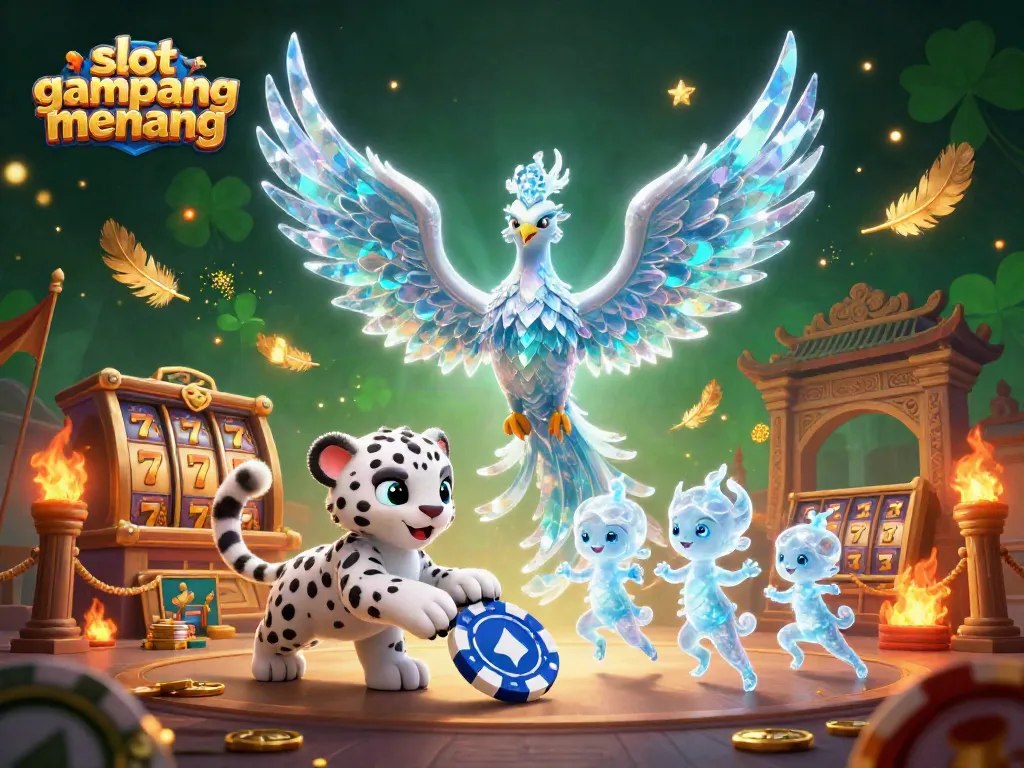 Experience the thrill of slot gampang menang with vibrant characters and dynamic casino elements.