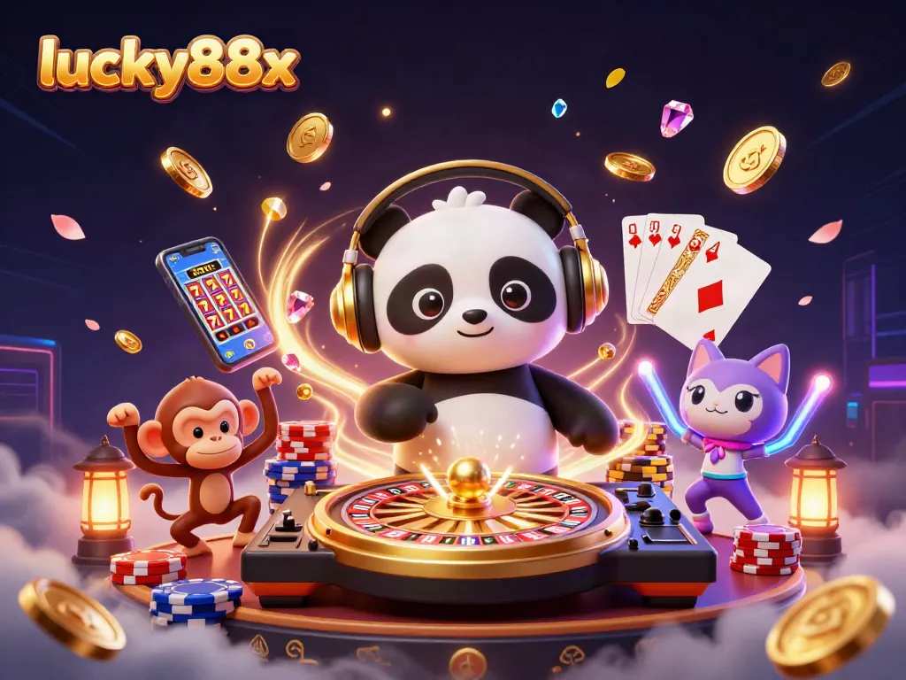Experience the thrill of winning with lucky88x in a vibrant casino scene.