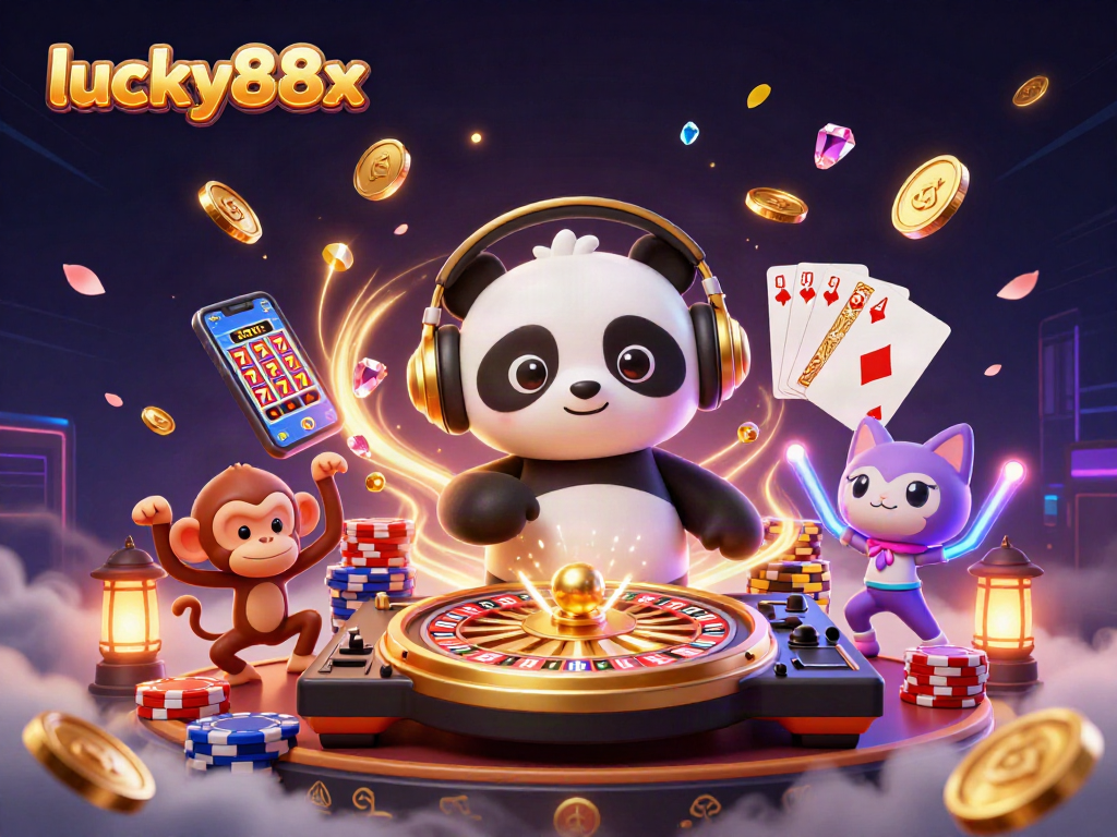 Experience the thrill of winning with lucky88x in a vibrant casino scene.