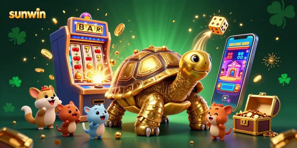 Join the excitement of sunwin gaming at a vibrant casino scene with jackpot thrills.