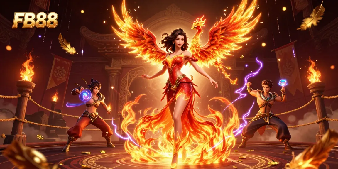 Experience thrilling moments with FB88 in this captivating 3D casino illustration showcasing dynamic gaming elements.
