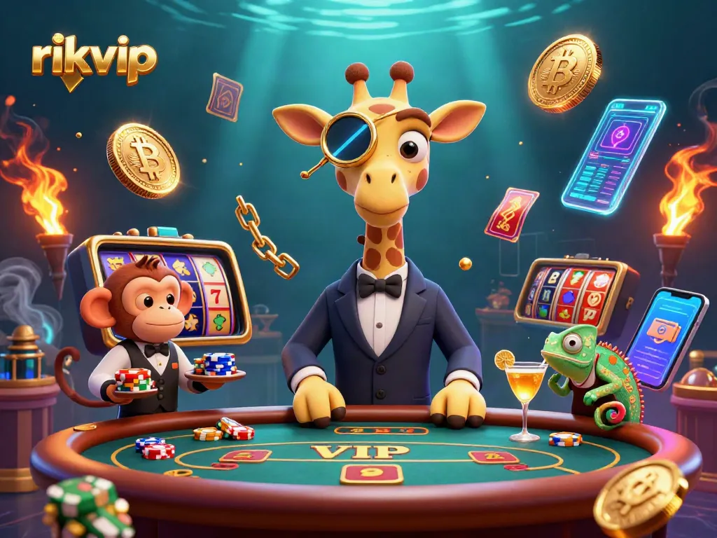 Experience the thrilling action at rikvip with vibrant gambling scenes featuring high-rollers and exciting gameplay.