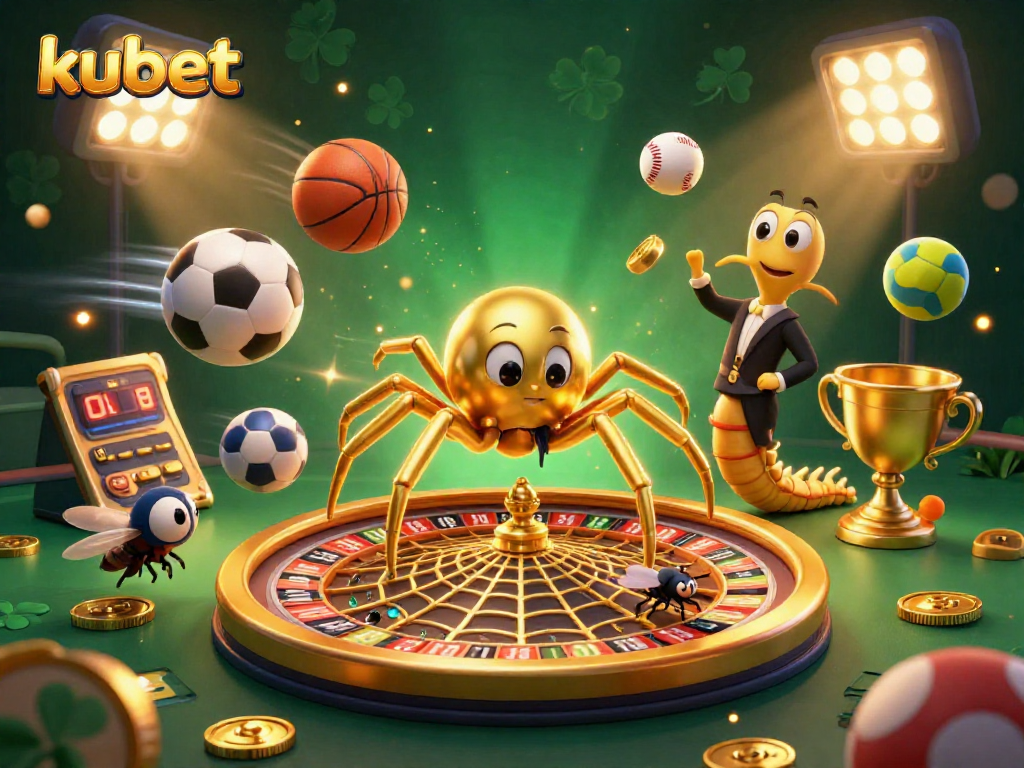 Place strategic bets at kubet as a fly joins immersive casino fun with sparkling elements.