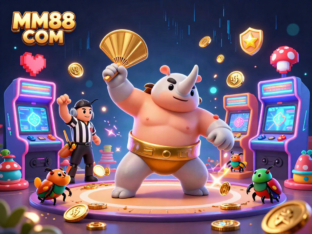 Experience thrilling gameplay with MM88 COM featuring 3D cartoon characters and vibrant casino elements.