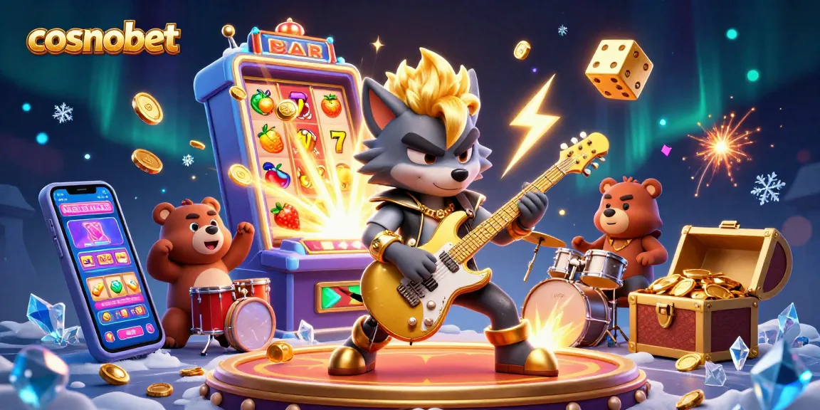 Experience the thrill of cosmobet with immersive casino gameplay set in an electrifying scene.