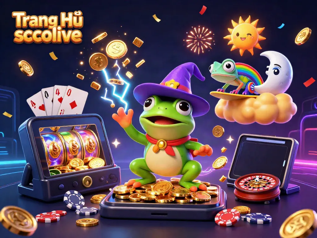 Experience the fun of Trang Chủ socolive with a storm of golden coins and vibrant casino elements.