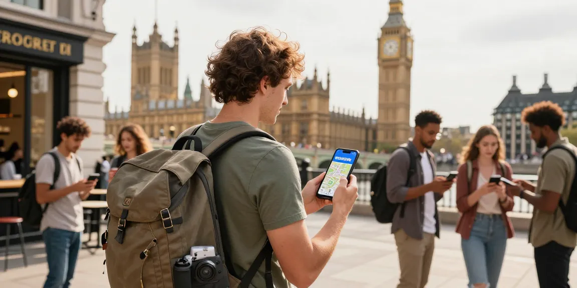 Enjoying seamless connectivity with cocoroam.com eSIM while exploring London.