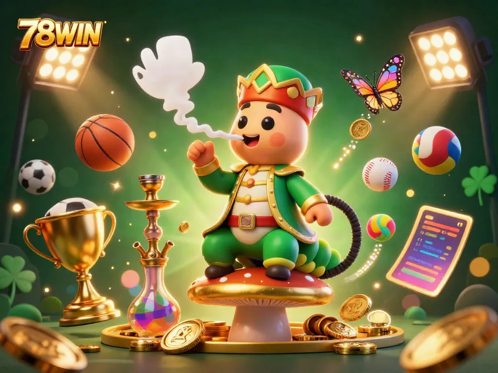 Experience the thrilling world of 78WIN with engaging visuals of its vibrant casino atmosphere.