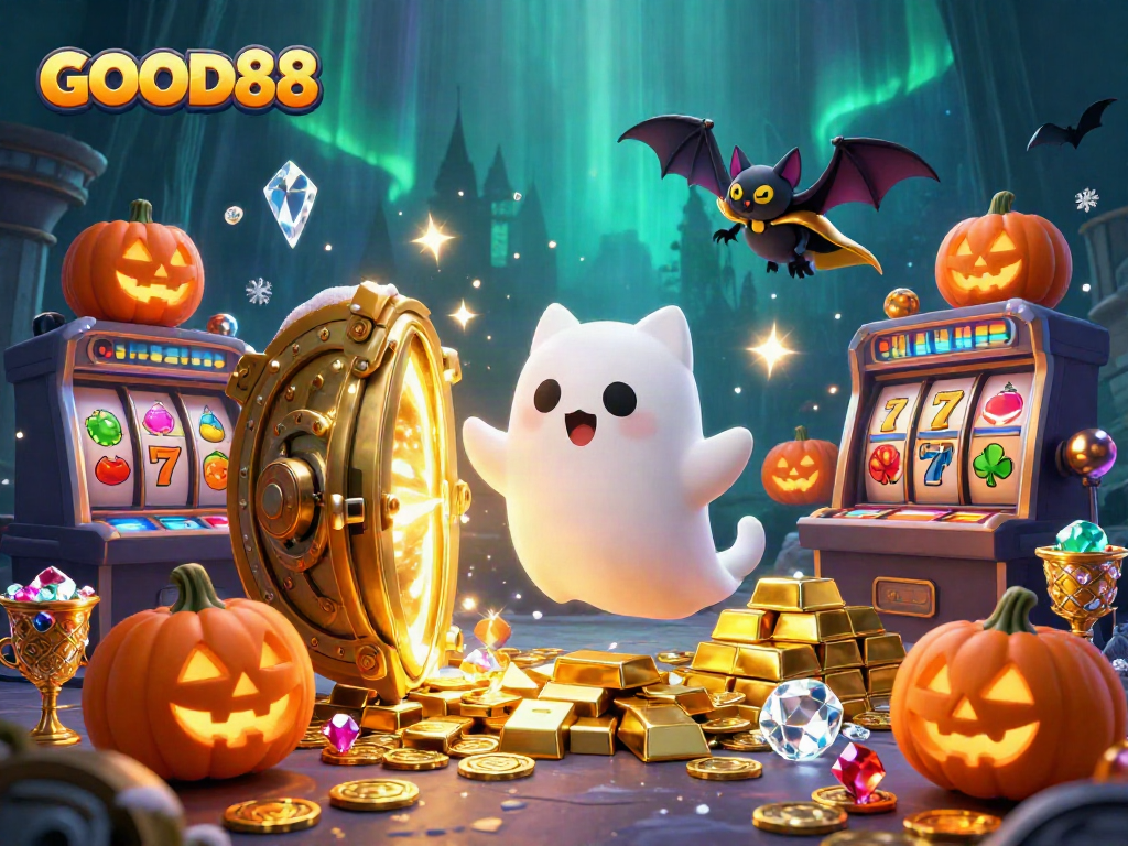 Unleashing winning strategies at GOOD88 with a ghost cat and treasures in a haunted casino