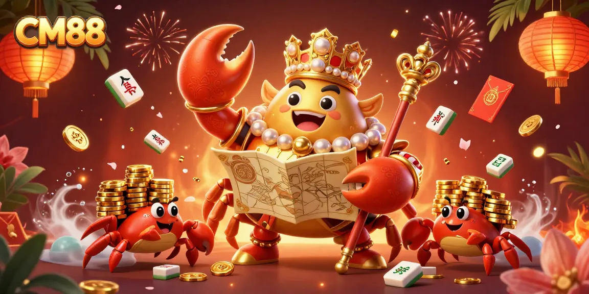 Experience the excitement of CM88's gaming world with a vibrant 3D illustration.