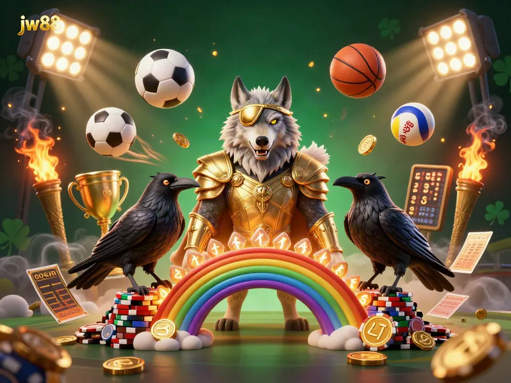 Experience jw88 with engaging high-quality casino gameplay elements featuring Odin and mythical ravens.