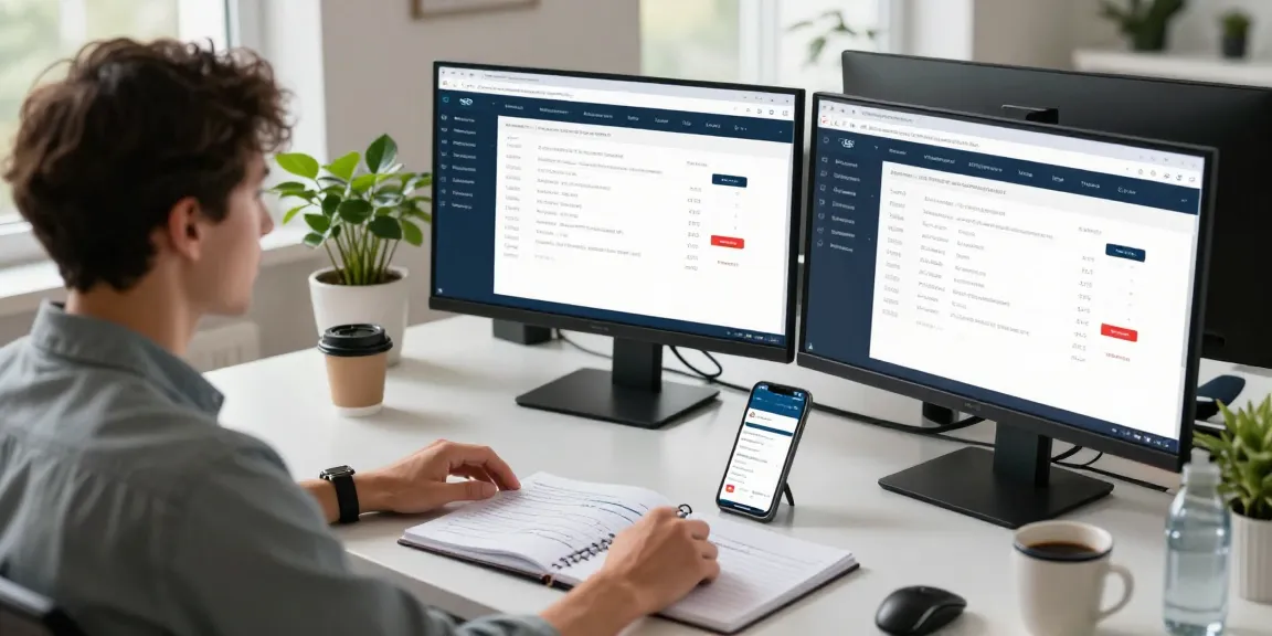 토토사이트 검증 먹튀스팟 user analyzing betting sites in a vibrant home office.