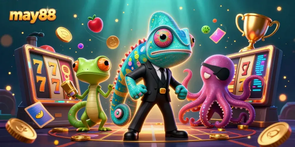 Experience thrilling gameplay at may88 with dynamic slots and engaging casino characters.