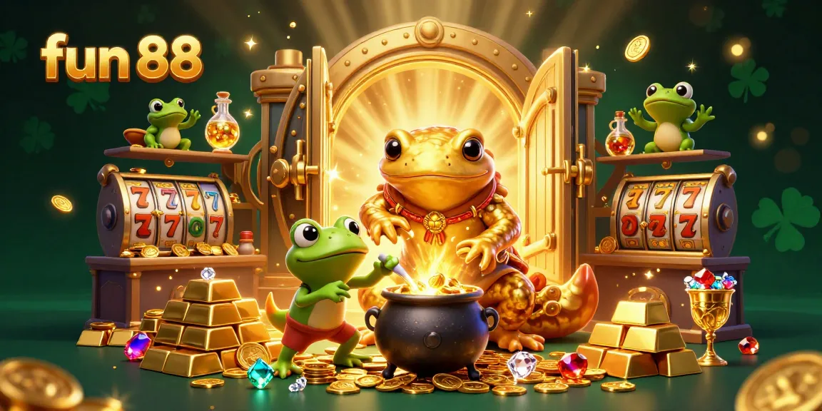 Experience thrilling gameplay with fun 88 in an enchanting 3D illustration of magical wins.