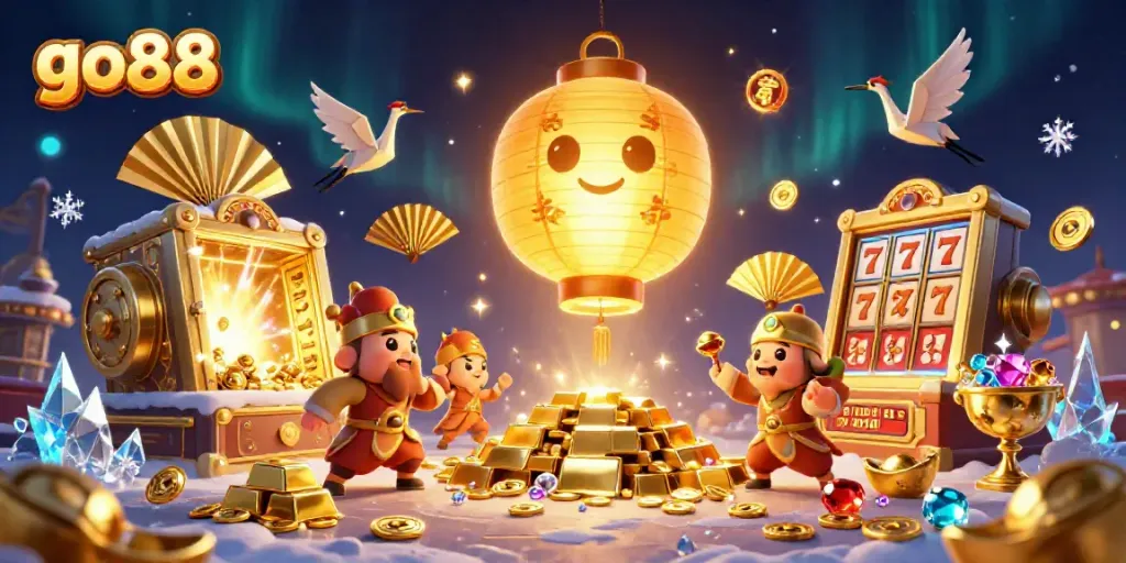 Experience thrilling gaming with go88's lively golden lantern spirit and dynamic casino elements