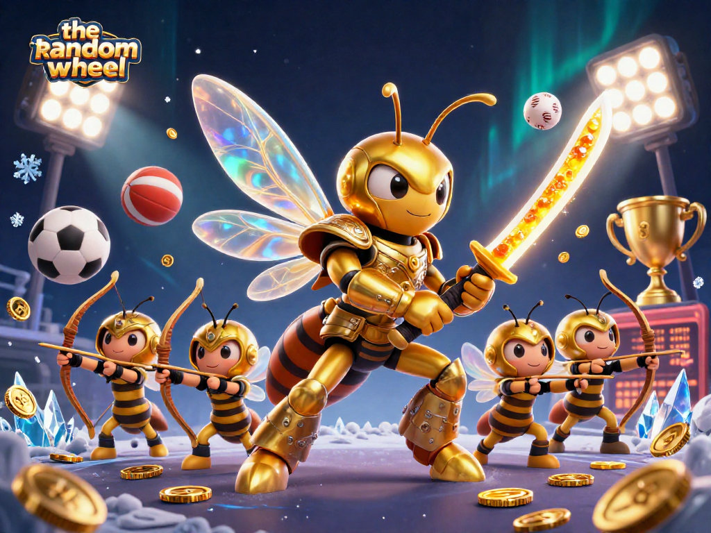 Experience thrilling gameplay with the-random-wheel in a vivid 3D casino scene.