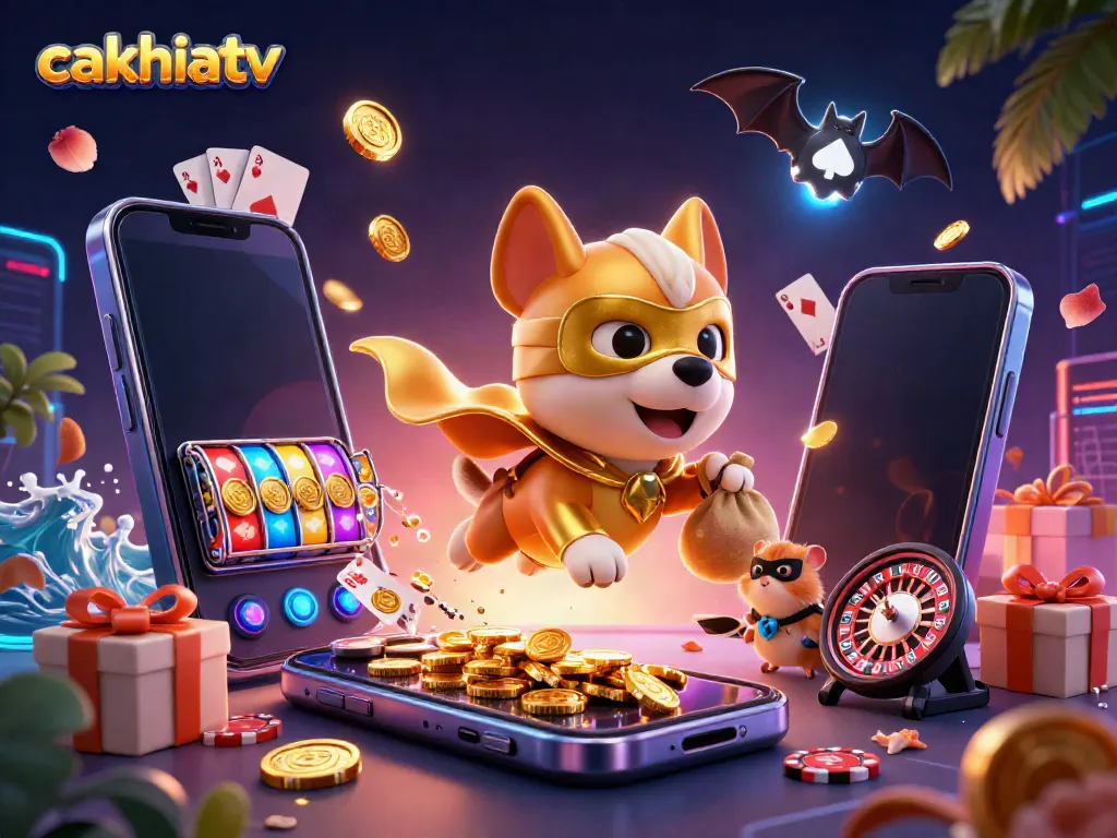 Bet big at cakhiatv with thrilling casino games and vivid cartoon characters!