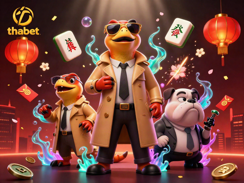 Thrilling scene of thabet raptors in a trench coat entering a casino lounge, rich with gambling elements.