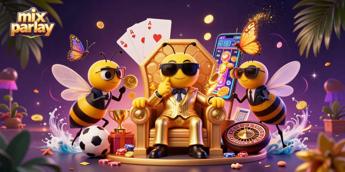 Engage in thrilling mix parlay betting strategies with this vibrant illustration featuring cartoon characters.