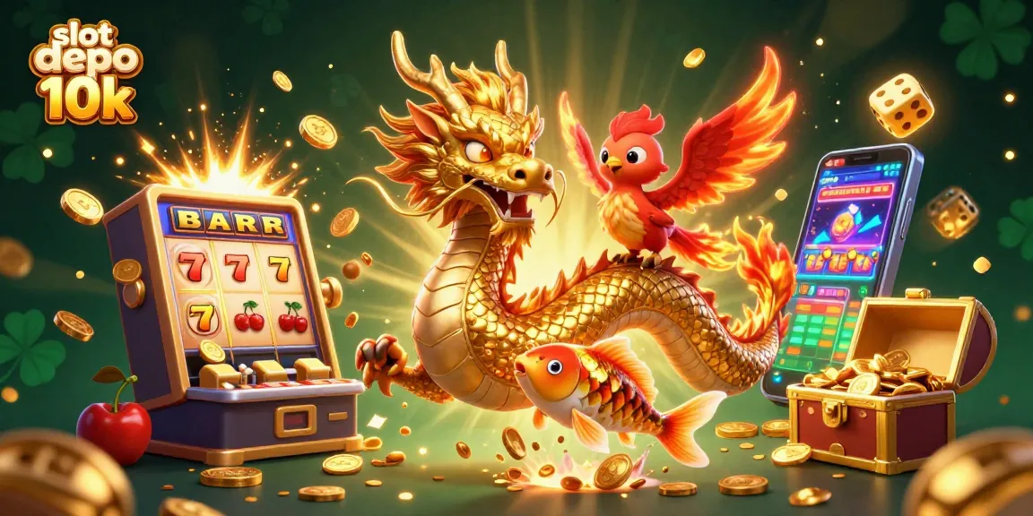 Experience thrilling wins with slot depo 10k featuring dynamic characters and vibrant casino elements.