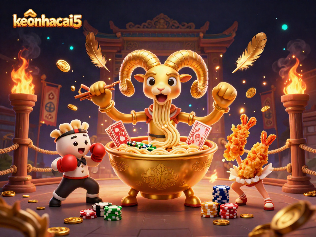 Engage with keonhacai5, the ultimate betting arena featuring cartoon characters in action.