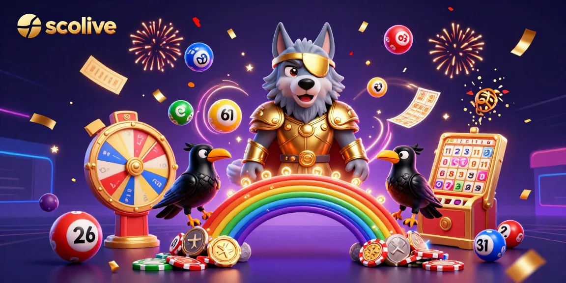 socolive showcases a captivating 3D illustration of Norse mythology elements blending with vibrant casino symbols.