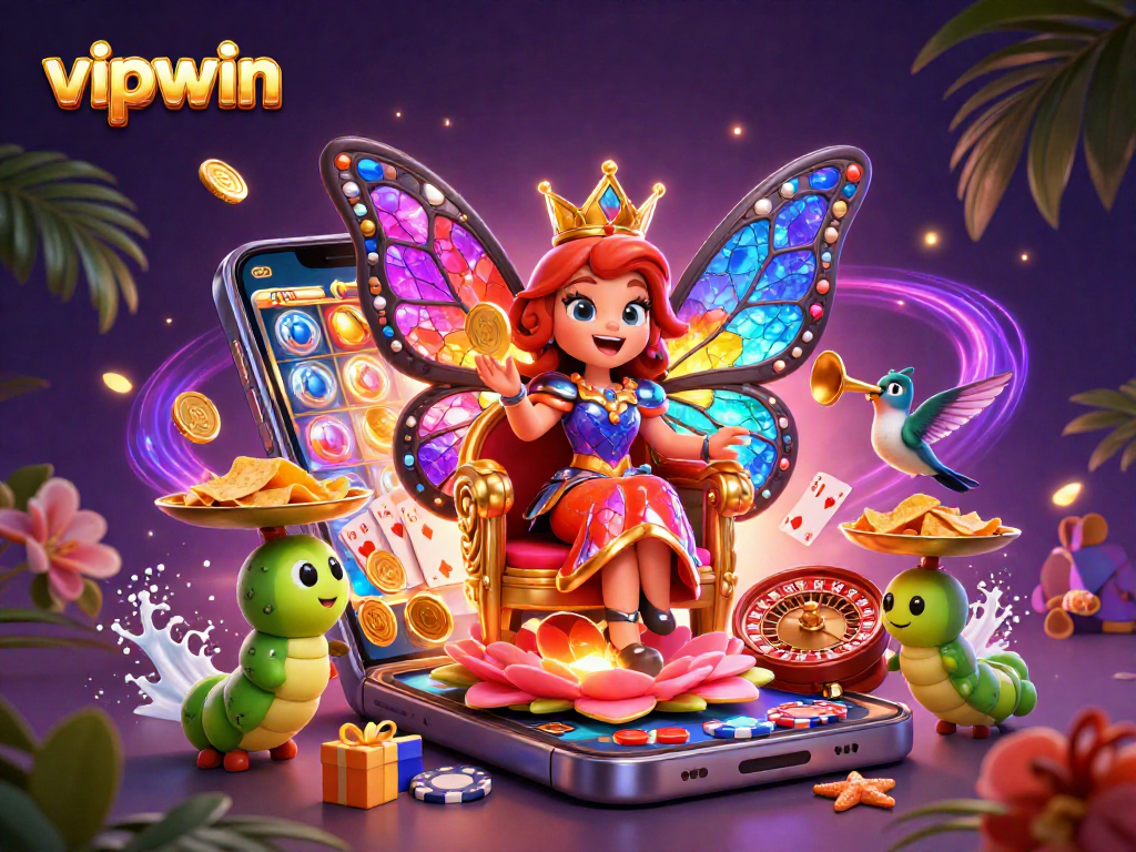 Experience the thrill of vipwin's slots with dynamic game elements and enchanting characters.