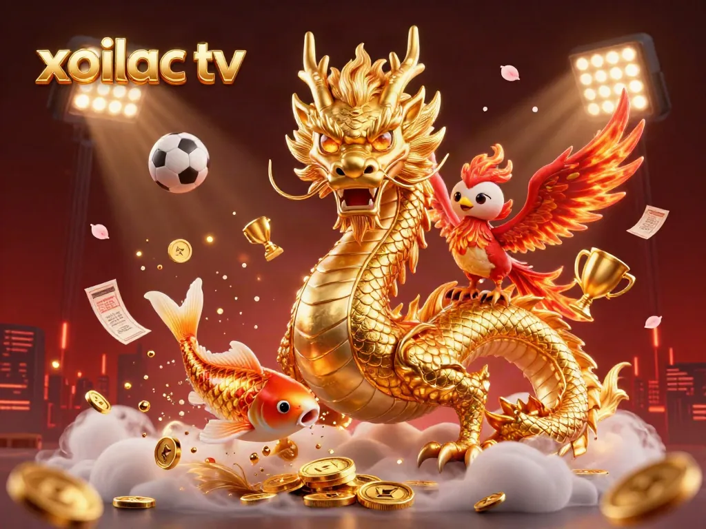Xoilac TV captures thrilling sports events with dynamic elements and vivid imagery.