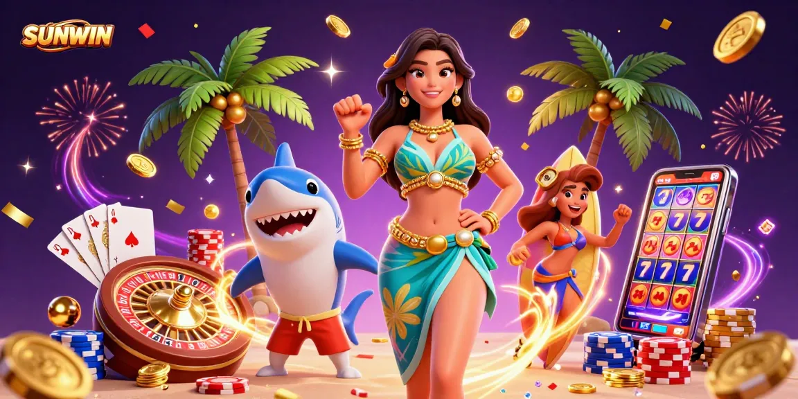 SUNWIN showcases an exciting online gaming atmosphere with vibrant visuals and dynamic action elements.