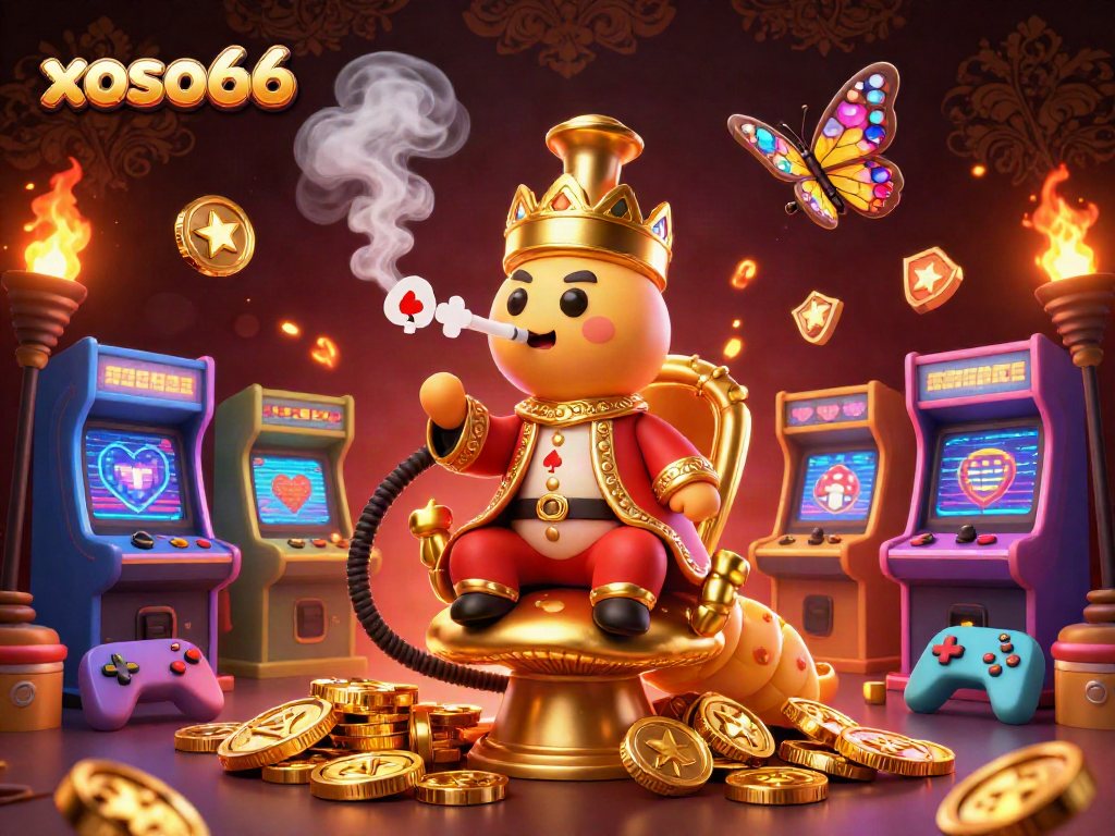 xoso66 gamblers experience a vibrant online gaming scene with unique characters and elements.