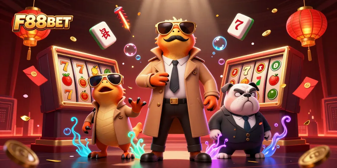 F88BET challenges players with raptors in disguise attempting to enter a VIP casino lounge.