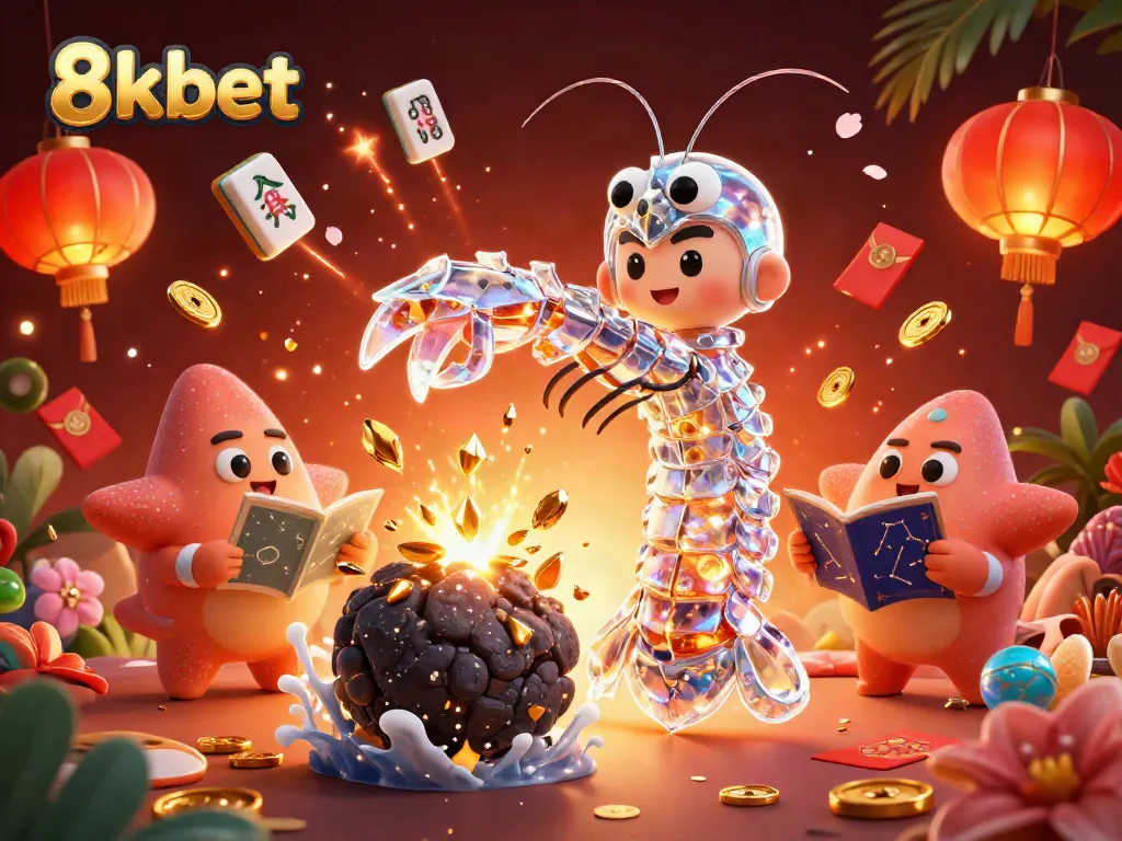 Experience thrilling wins at 8kbet as a galactic samurai battles for treasure amid vibrant casino elements.