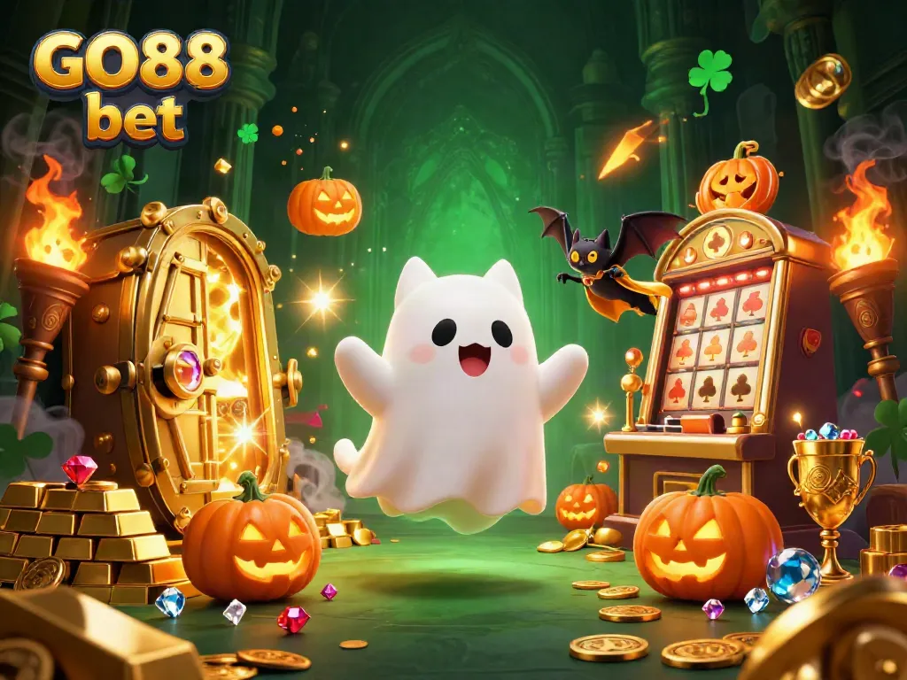 Engage in thrilling games with GO88 bet and experience a vibrant haunted casino adventure.