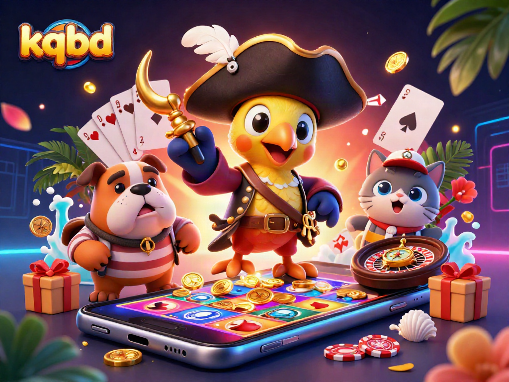 Engaging kqbd casino scene featuring a colorful slot game with dynamic characters and vibrant elements.