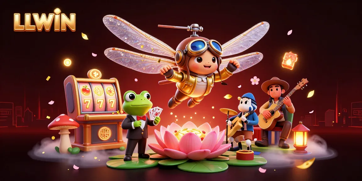 Experience thrilling gameplay at LLWIN with unique characters in a vibrant casino setting.