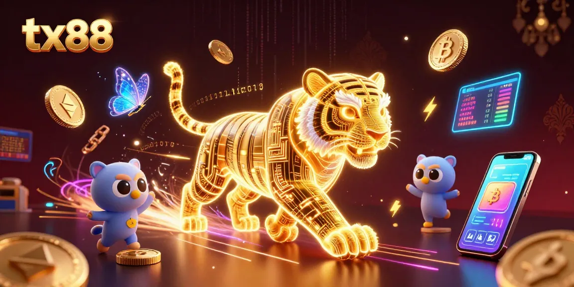 Experience the excitement of tx88 with dynamic characters in a vibrant digital casino.