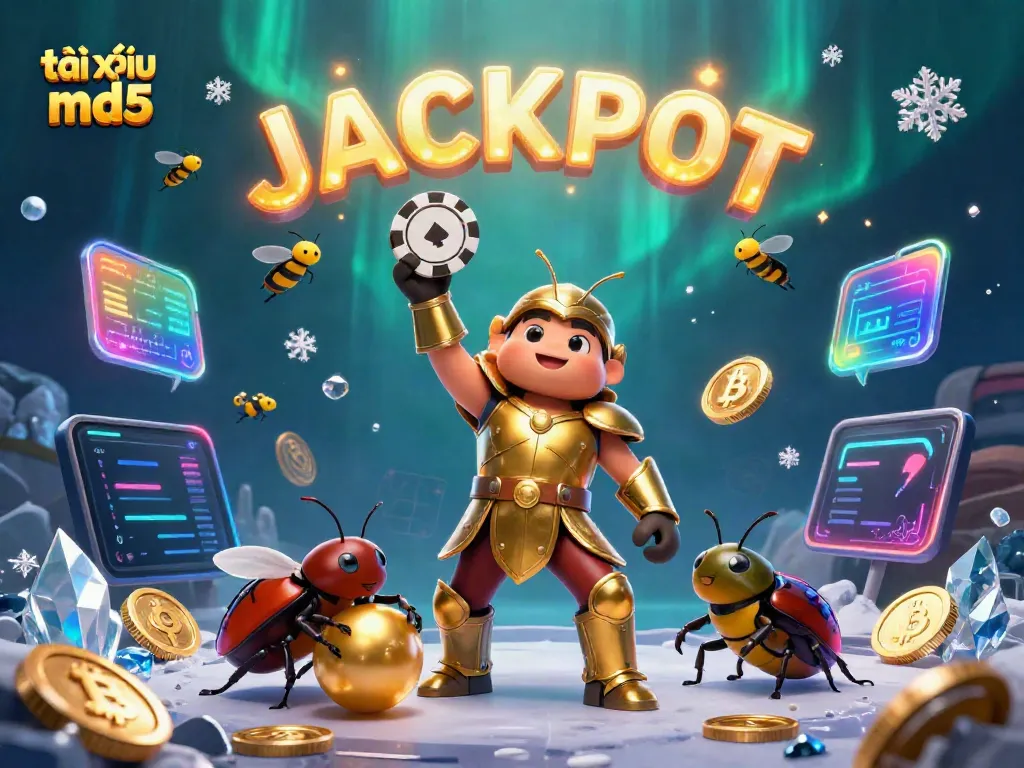 Experience thrilling gameplay with tài xỉu md5 as cartoon characters celebrate a big win!
