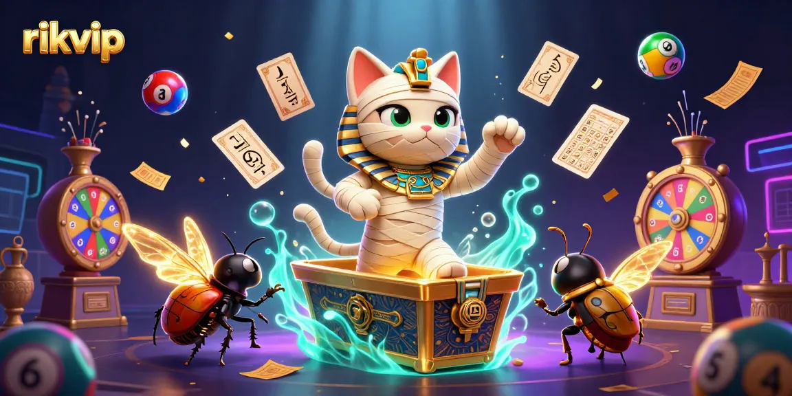 Experience thrilling gaming at rikvip with vibrant lottery elements and dynamic characters.