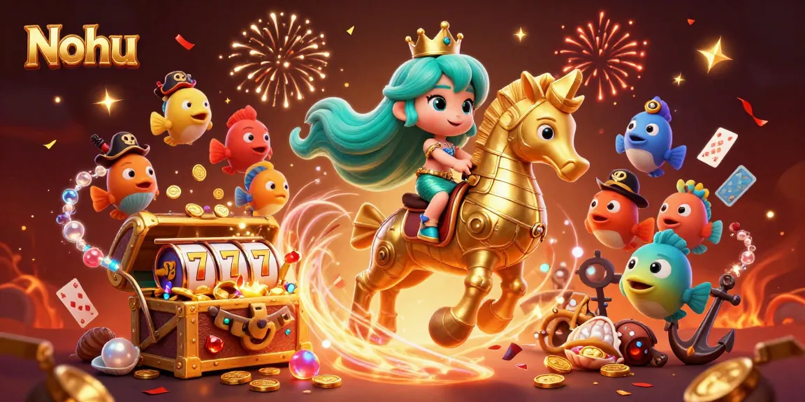 Nohu offers thrilling gameplay with jackpot reels and vibrant underwater adventure.
