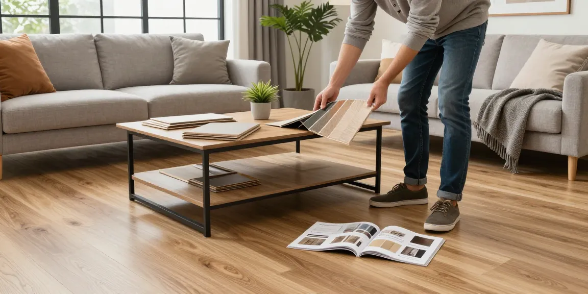 Read this flooring comparison between laminate and engineered wood in a stylish living room.