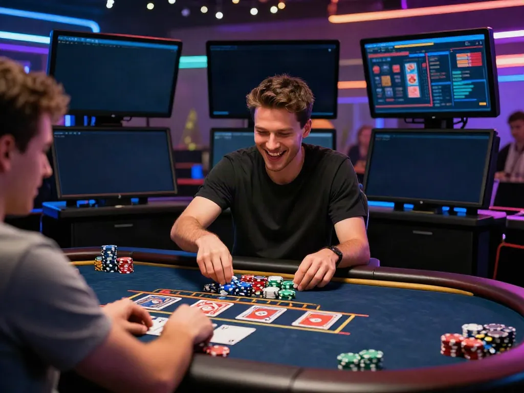 Exciting gameplay at non gamstop casinos with players and live dealers.