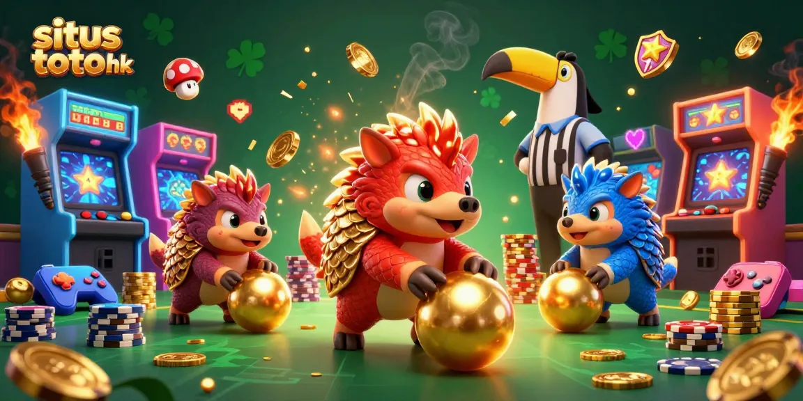 Experience exhilarating gameplay with situs toto hk through dynamic cartoon rivalry in a colorful casino scene.